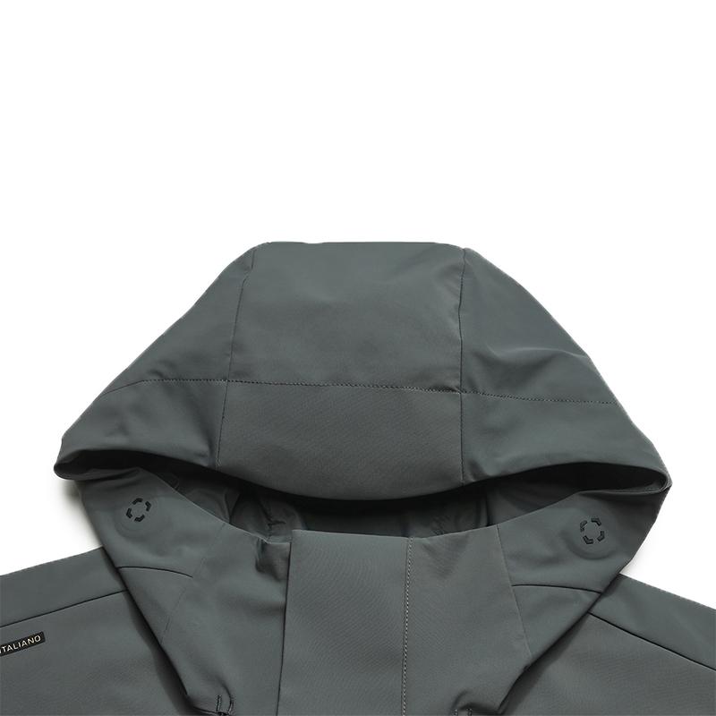 FILA White Removable Three-In-One Fashion Simple Classic Casual Versatile Comfortable Warm Two-Piece Cotton Jacket Men jackets F11M613902FCC