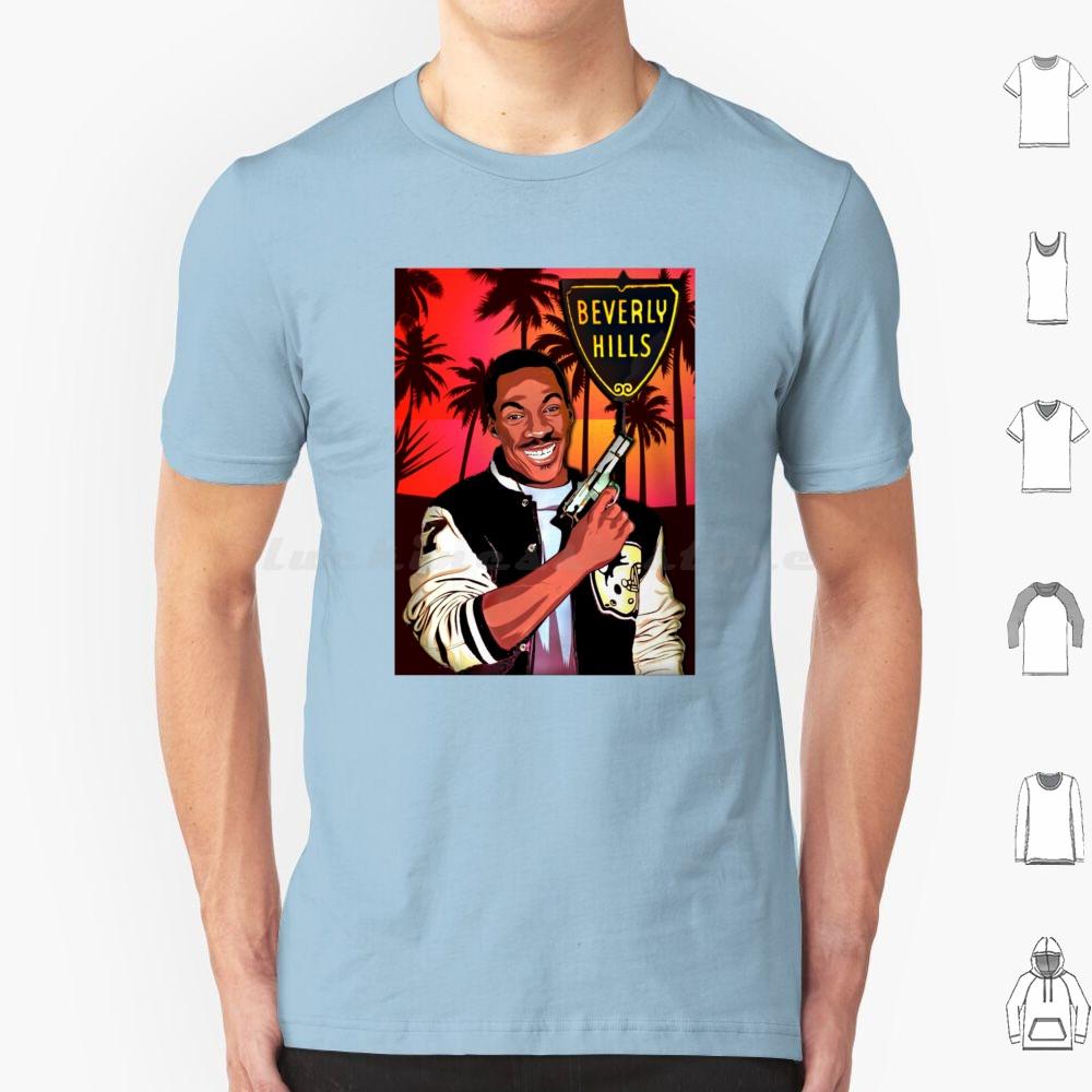 Beverly Hills Cop T Shirt Cotton Men Women DIY Print Beverly Hills Cop Eddie Murphy Comedy 80s 90s Film Movies Coming To