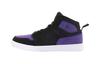 Accesso Ammortizzazione Antiscivolo Resistente all'Abrasione Traspirante Mid top Scarpe da Basket per Bambini Nero Viola AV7942-005