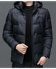 Woodpecker Herren Winter Daunenjacke mit abnehmbarer Kapuze - Warm, Dick, für Alle Altersgruppen
