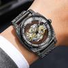 Binbang European & American Oversized Hollow Carved Men's Fashion Waterproof Casual Watch
