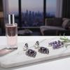 Stylish Elegant Gradient Purple Teardrop Earrings Sparkly Earrings For Women