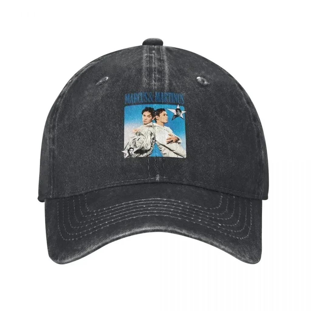 Marcus Martinus Twin Boys Unisex Women Baseball Caps Music Song Distressed Cotton Hats Cap Vintage Outdoor Activities Headwear