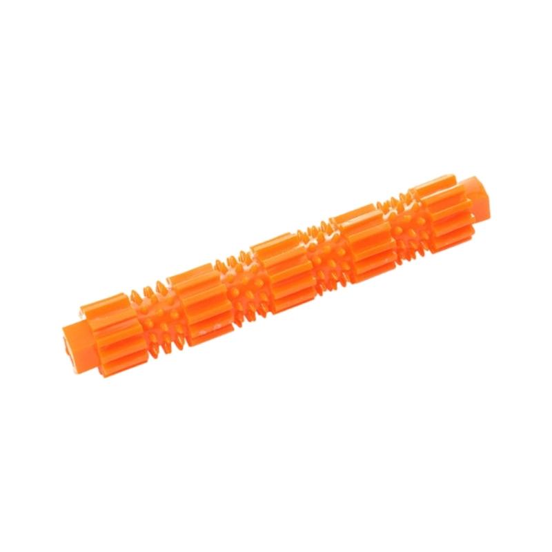 Durable Dog Chew Toy Featuring Dental Cleaning Spikes and Treat Dispenser Promotes Orals Health Easyly to Clean