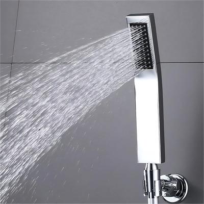 Rectangular Shower Head Handheld Stainless Steel Shower Head Water Saving Shower Head