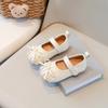 Fashion Girls' Flat Shoes 2025 Spring New Kids Leather Shoe Simple Anti Slip Girls Casual Shoes Versatile Child Performance Shoe