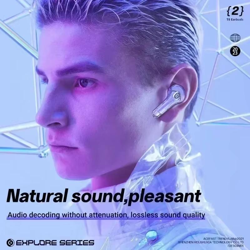 ΝΕΑ Ασύρματα Ακουστικά T8 TWS Bluetooth 5.0 Αθλητικά Ακουστικά Gaming Ακουστικά Ακουστικά Μείωσης Θορύβου Μπάσα Αφής για τηλέφωνο