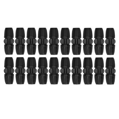 20PCS 8/11 Straight Hose Connector with Lock Garden Hose Connector Irrigation Fittings