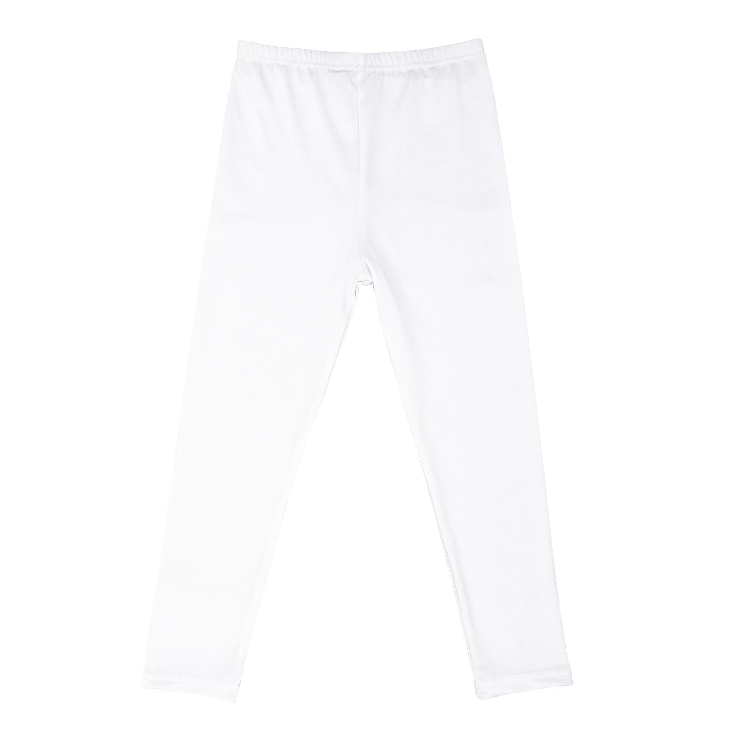 

Летние тонкие леггинсы для девочек, детские штаны из молочного шелка с мультяшным принтом и защитой от комаров 110cm белый