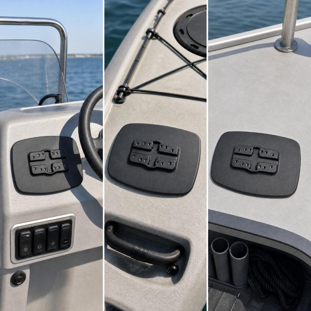 Equipment Mount FoundationResistant Flexible Mounting Base GlueOn