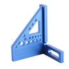 Riglă de măsurare cu mai multe unghiuri din aliaj de aluminiu Prelucrarea lemnului DIY Mitra triunghi-riglă Utilitate Scribând