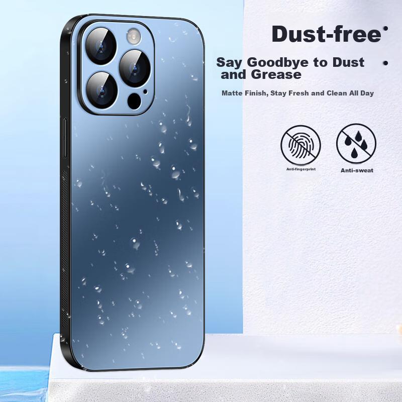 IPhone 13 Pro Max Case, 13 Pro Max Protective Cover, AG Frosted Full Protection Phone Case, Simple Business Style Shockproof Case, Graphite Black