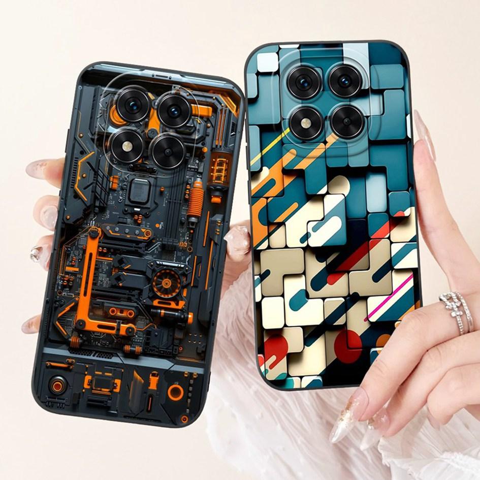 For Xiaomi Redmi Note 14 Pro 5G Case Fashion Painted Soft Silicone Back Cover on Xiaomi Redmi Note 14 Pro Plus Note14 Pro+ Shell