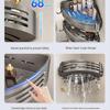No-Drill Triangle Bathroom Wall-Mounted Shelf