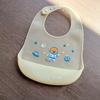 Soft Adjustable Silicone Baby Bib, Durable and Skin-friendly. Perfect for Toddler Daily Feeding.