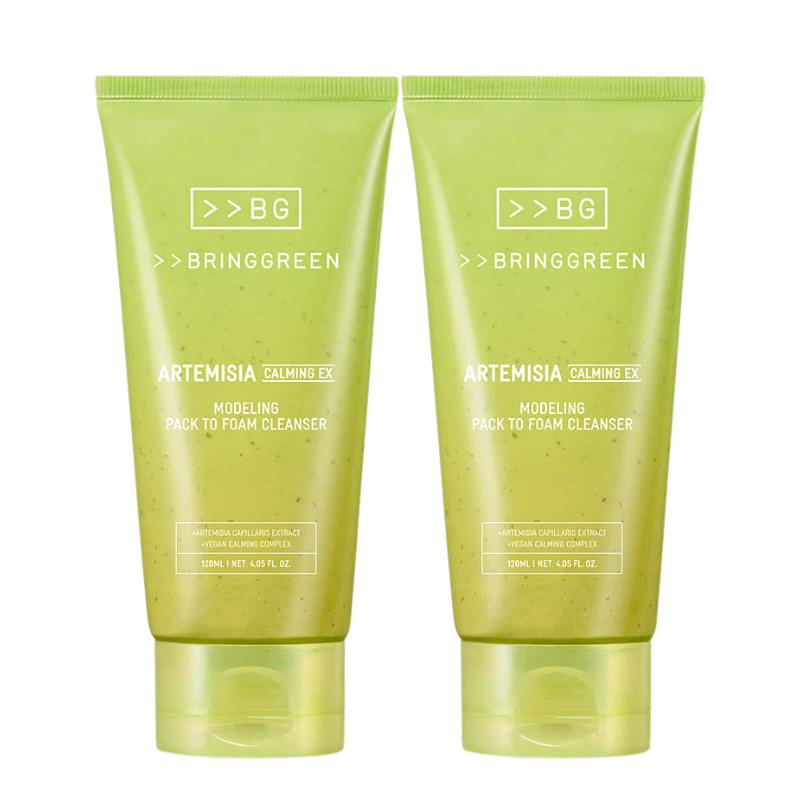 Artemisia Calming EX Pack to Foam Cleanser Value Set (120mlx2)