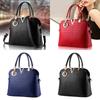 Women Large Pu Shell Shoulder Crossbody Bag Internal Zipper Pockets Style Street