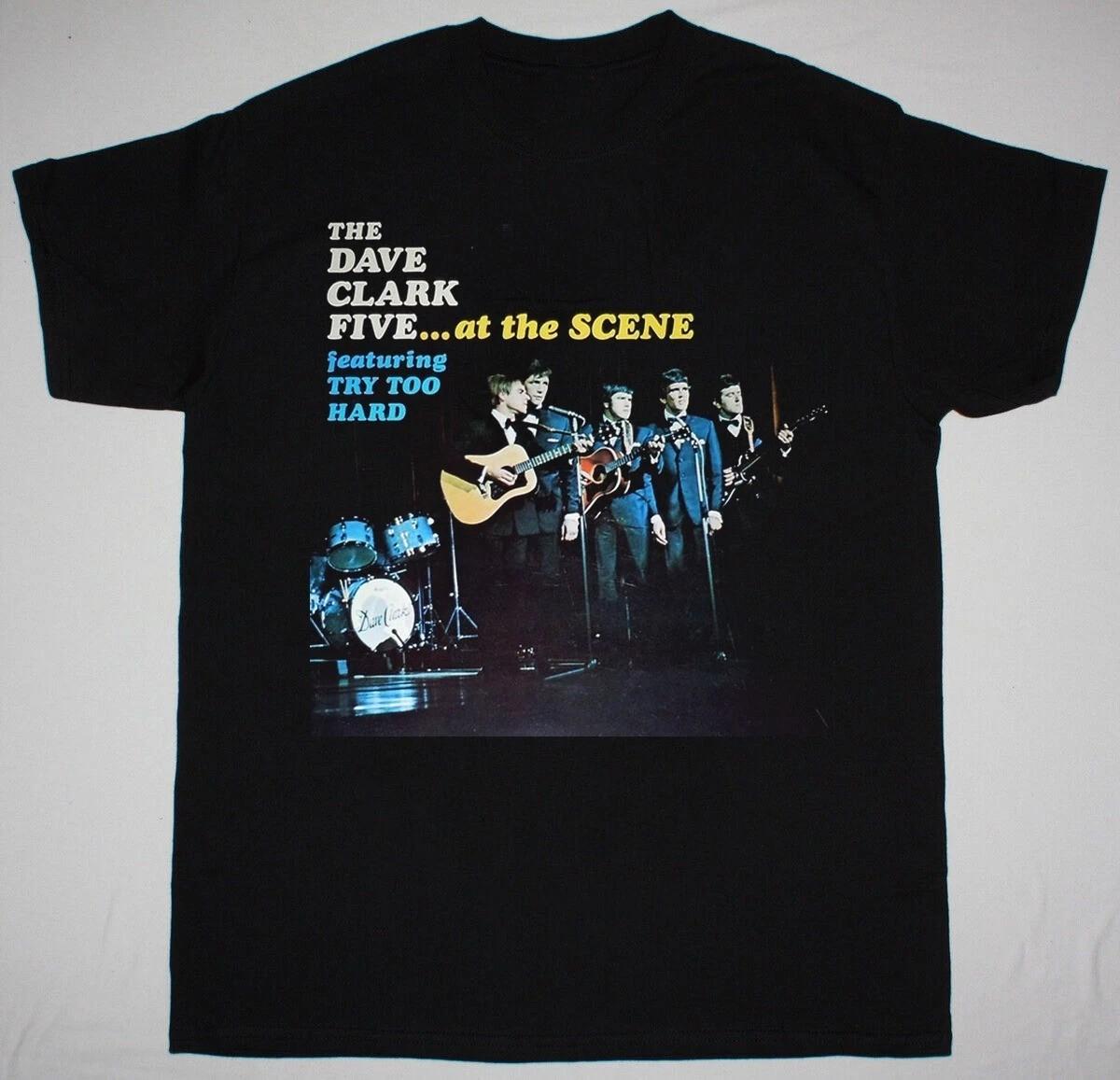 NEW The Dave Clark Five – At The Scene Black All Size Gift Fan T-Shirt BL2036 S