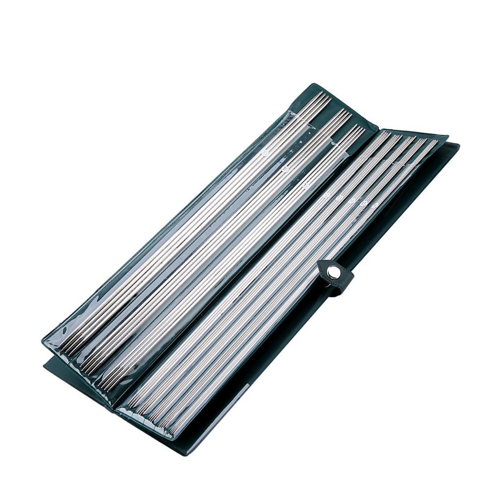 44 Stück 25cm 36cm Mehrgrößen Gerade Stricknadel Handarbeit Pullover Stricknadel Set(36 cm)