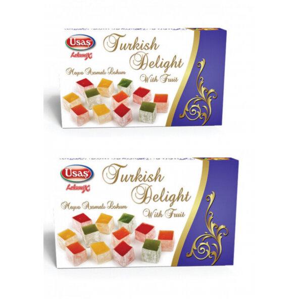 

Рахат-лукум с фруктовым вкусом 350гр х 2 коробки