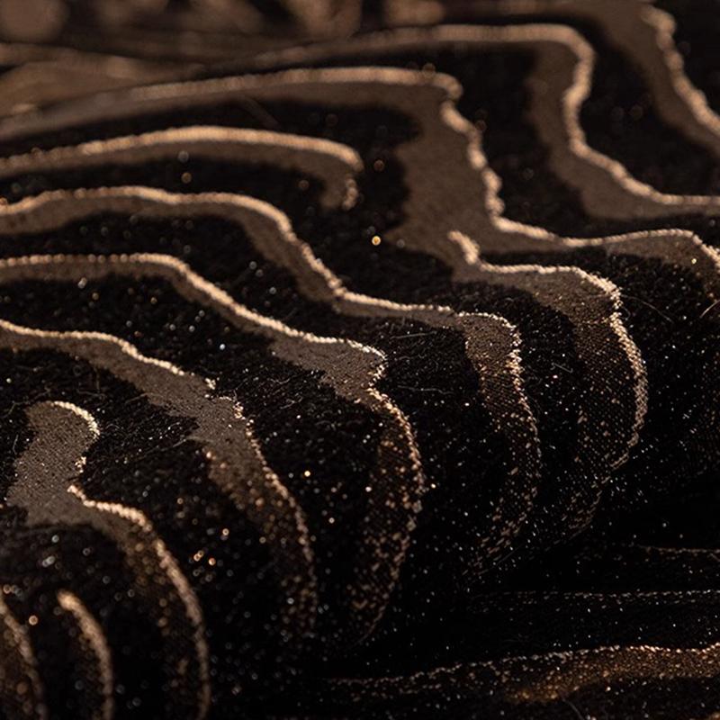 High End Irregular Zebra Pattern Sofa Cushion Cozy Chenille Anti Slip Couch Cover for Home Pet Friendly Anti-Wear Home Decor