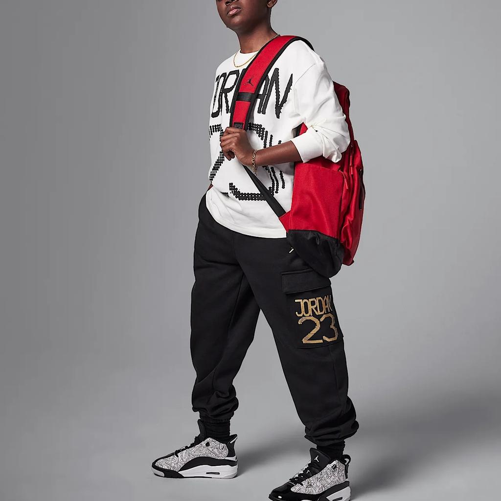 Jordan Pants New Year Transformation Series Comfortable Versatile Kids Pants Black IF3744-010