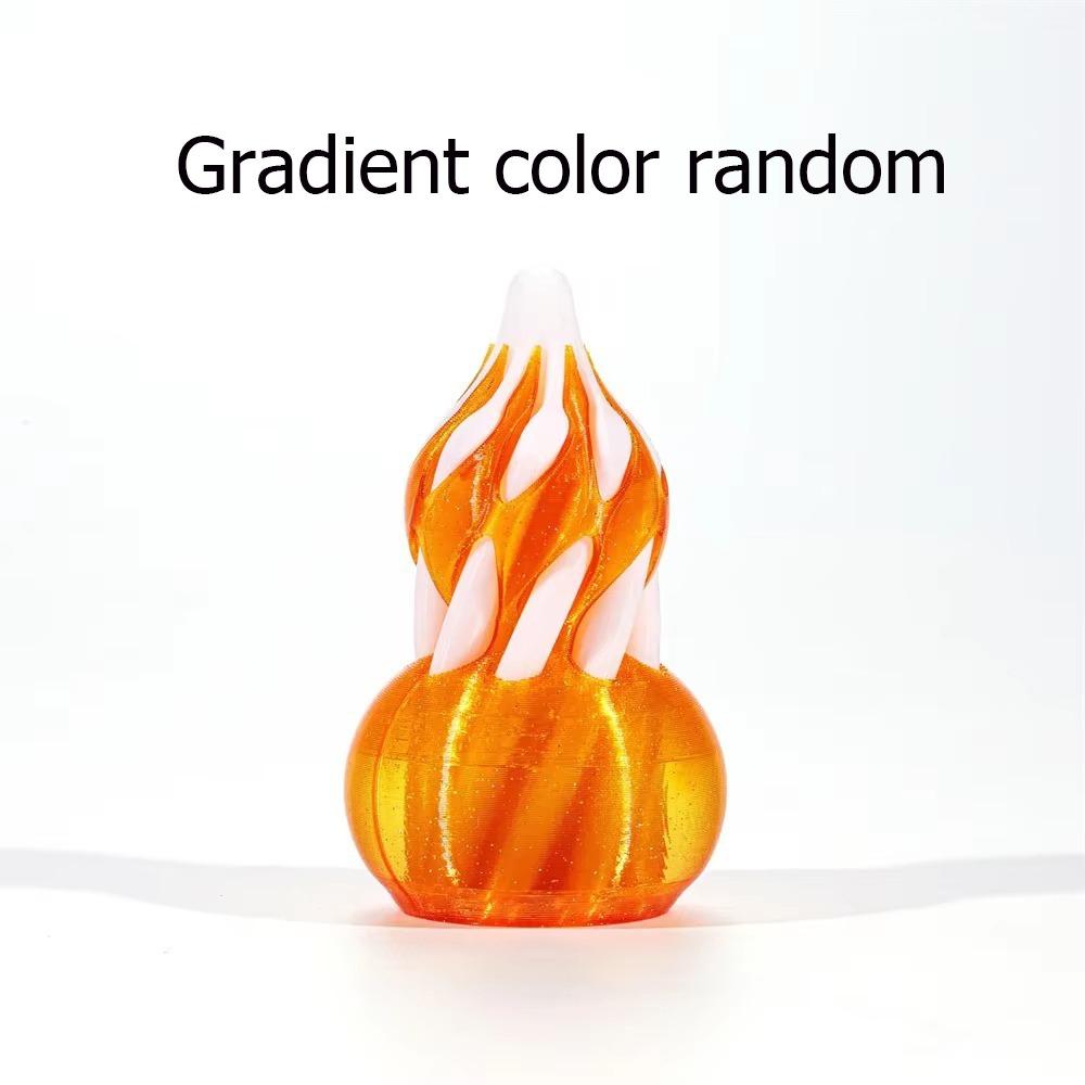 3pcs Classical Rotatable Gourd Toy Mini 3D Printed Spiral Toy Fingertip Gourd Ornament  Desktop