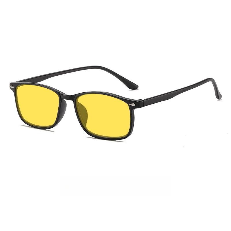 Men'S Classic Square Frame Ordinary Computer Glasses Neutral New Fashion High-Definition Anti-Blue Light Glasses Uv400 Glasses