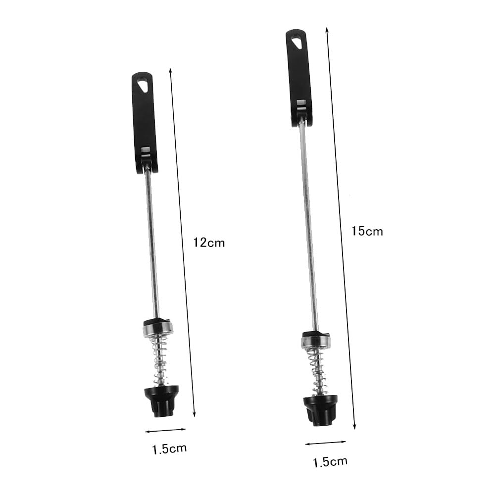 Bicycle Quick Release Set of 2 Aluminum Alloy Lightweight Durable