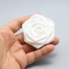 Hand-Sewn Ribbon Rose Flower Decorative Patch for Clothing and Hair Accessories