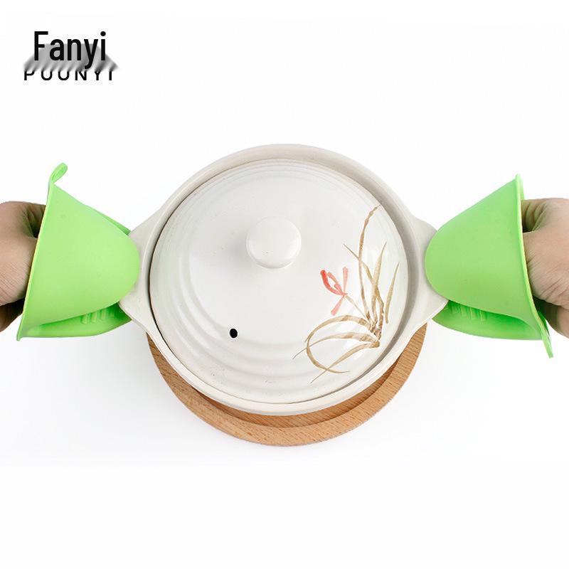 10-Year High-Temperature Insulated Kitchen Gloves for Cooking & Microwave