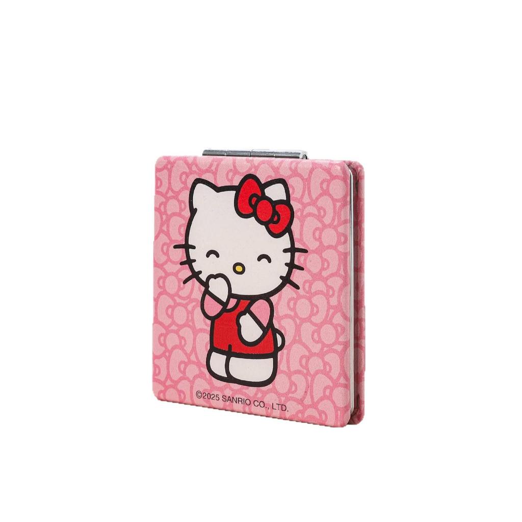 Portable Double-Sided Folding Leather Makeup Mirror for Dorms