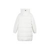 MLB New York Yankees Series Embroidered Logo Mid-Length Casual Hooded Down Jacket Unisex outerwear White 31DJZ9061-50W