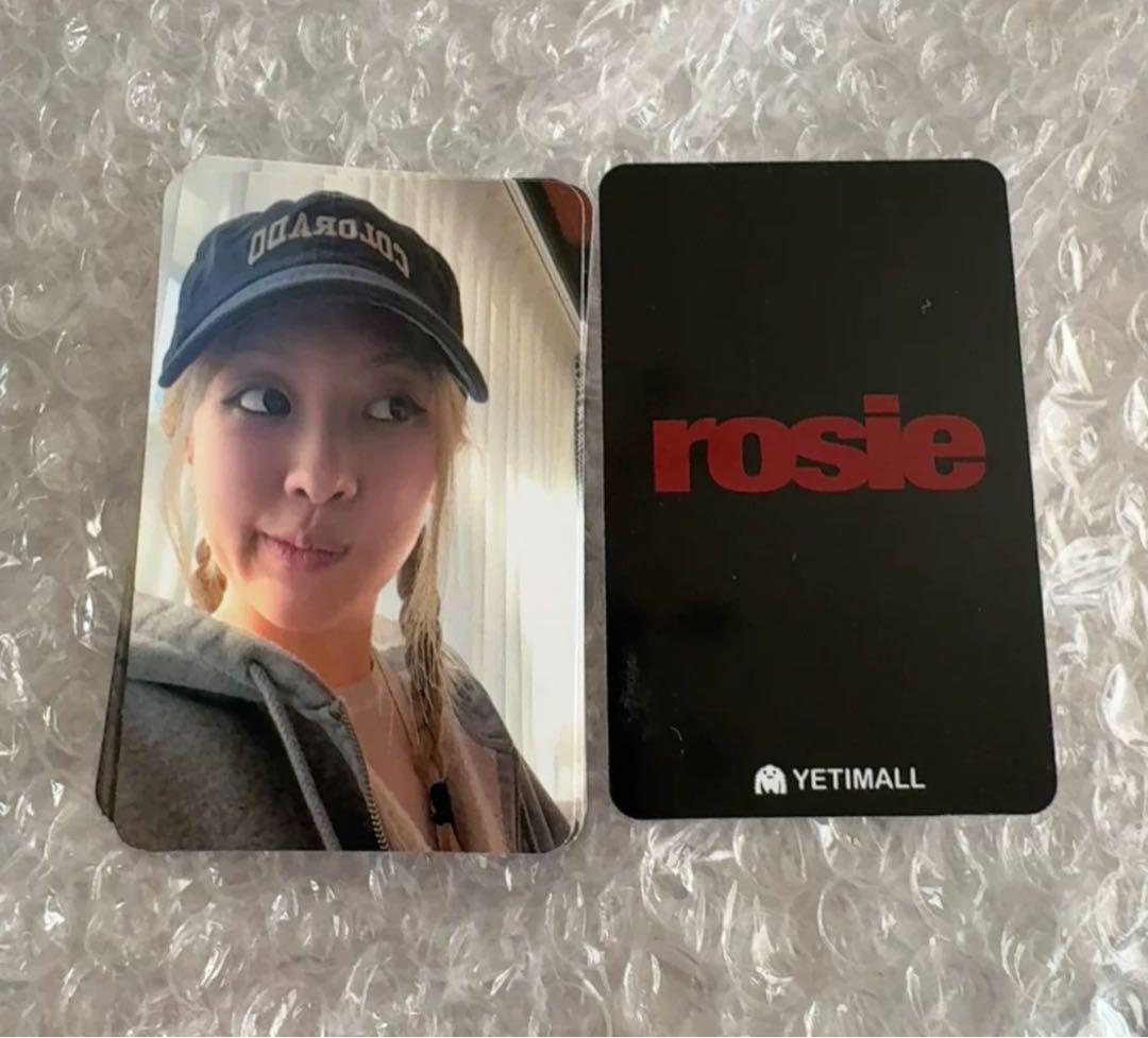 

[USED] Blackpink Rosé solo Yetimall bonus trading card