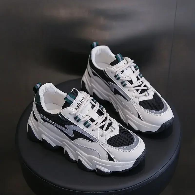 Sports High on Platform Sneakers Korean Athletic Shoes for Women 39 Stylish Sale Aesthetic H Casual 2024 New A In Woman Footwear