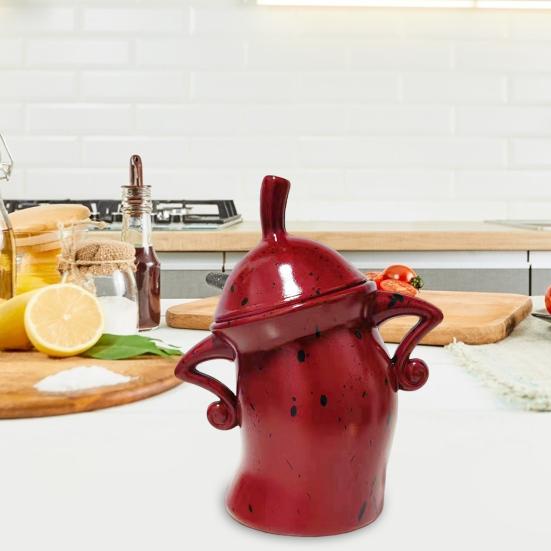 Food Canisters with Attitude Cute Snack Storage Jar Creative Akimbo Cup Mugs Kitchen Storage Container Christmas Decoration