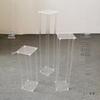 Acrylic Flower Stand for Wedding Aisle and Stage Decoration
