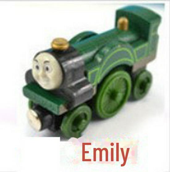 Children's Wooden Toy Train Head Cake Decoration - YB02
