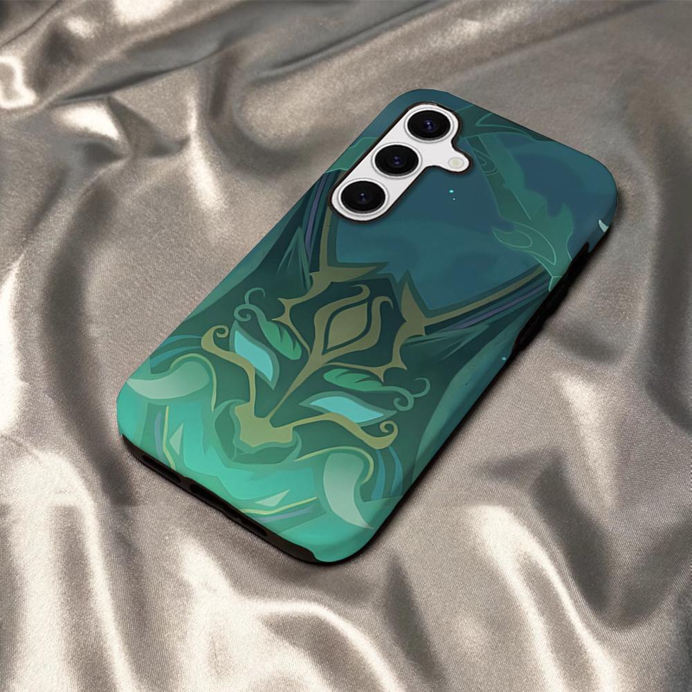 Game Genshin Impact Phone Case For Samsung S25 S24 S23 S22 S21 Plus Ultra A56 A36 A26 A16 Glossy HD Hard PC Cover