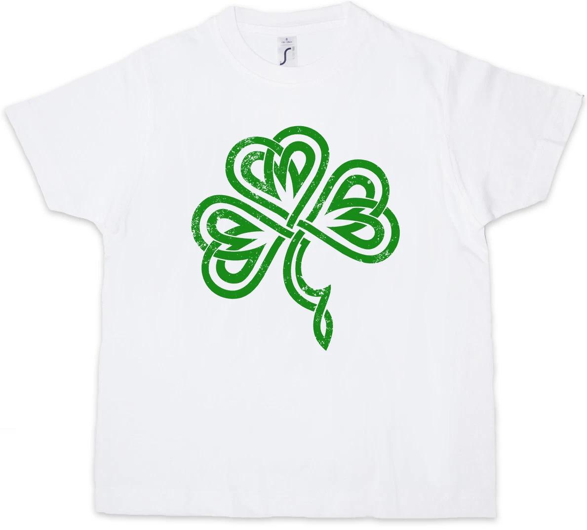 SHAMROCK IRISH KNOT III SWEAkids boys T-Shirt Kids Boys kids boys T-Shirt Cloverleaf Ireland Runes 130