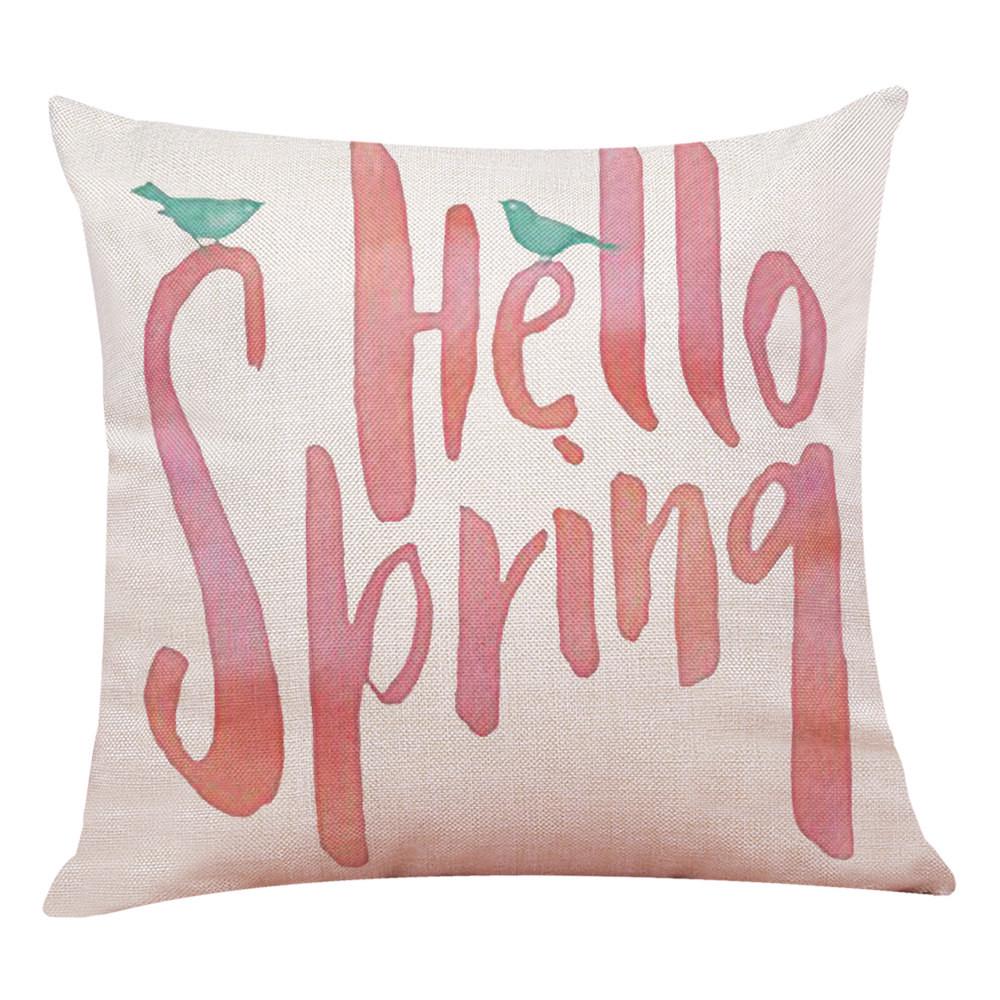 spring throw pillows