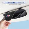 2025 Porta occhiali da sole clip per parasole auto, custodia porta occhiali da sole, accessori per BMW Serie 1 3 5 X1 X4 X5 X7 G20 G38 F20 F39 F48
