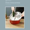 3pcs/1 Set of Stainless Steel Multi-purpose Basin,slicing,grater,drain Basin, Vegetable and Fruit Basin, Used for Home,camping