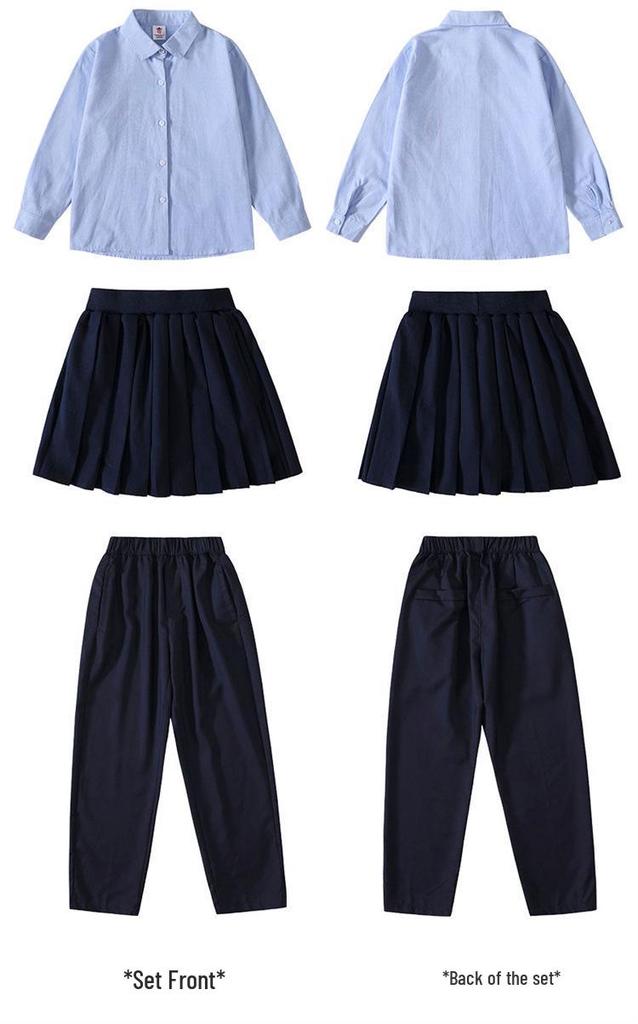 Britisch-inspirierte Grundschul- und Kindergarten-Chorauftrittsuniformen für Frühling und Herbst