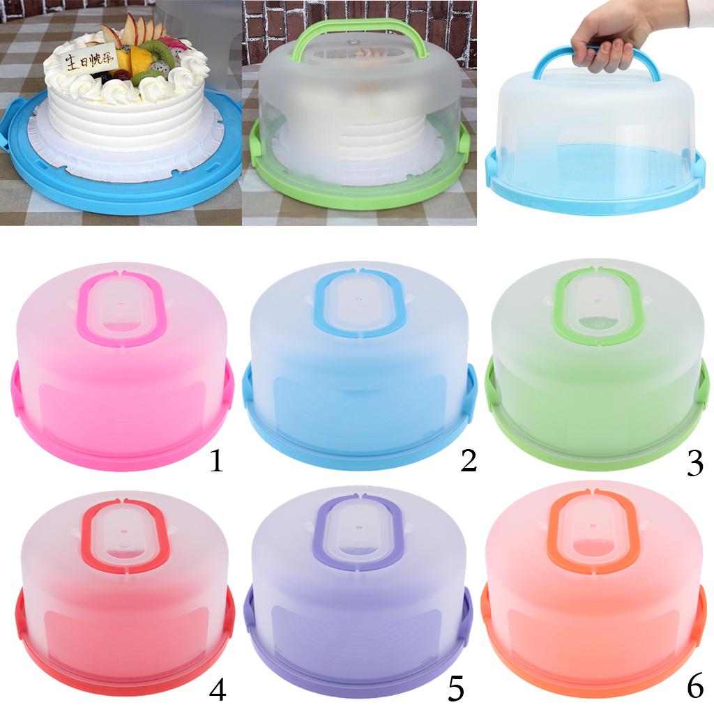 Portable Cake and Cupcake Carrier/Storage Container for Transporting Cakes Cupcakes Pies Dessert Display
