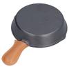Cast Iron Skillets Healthy Easily Clean Wear Resistant Drop Proof Cast Iron Pan with Handle Cover Fo