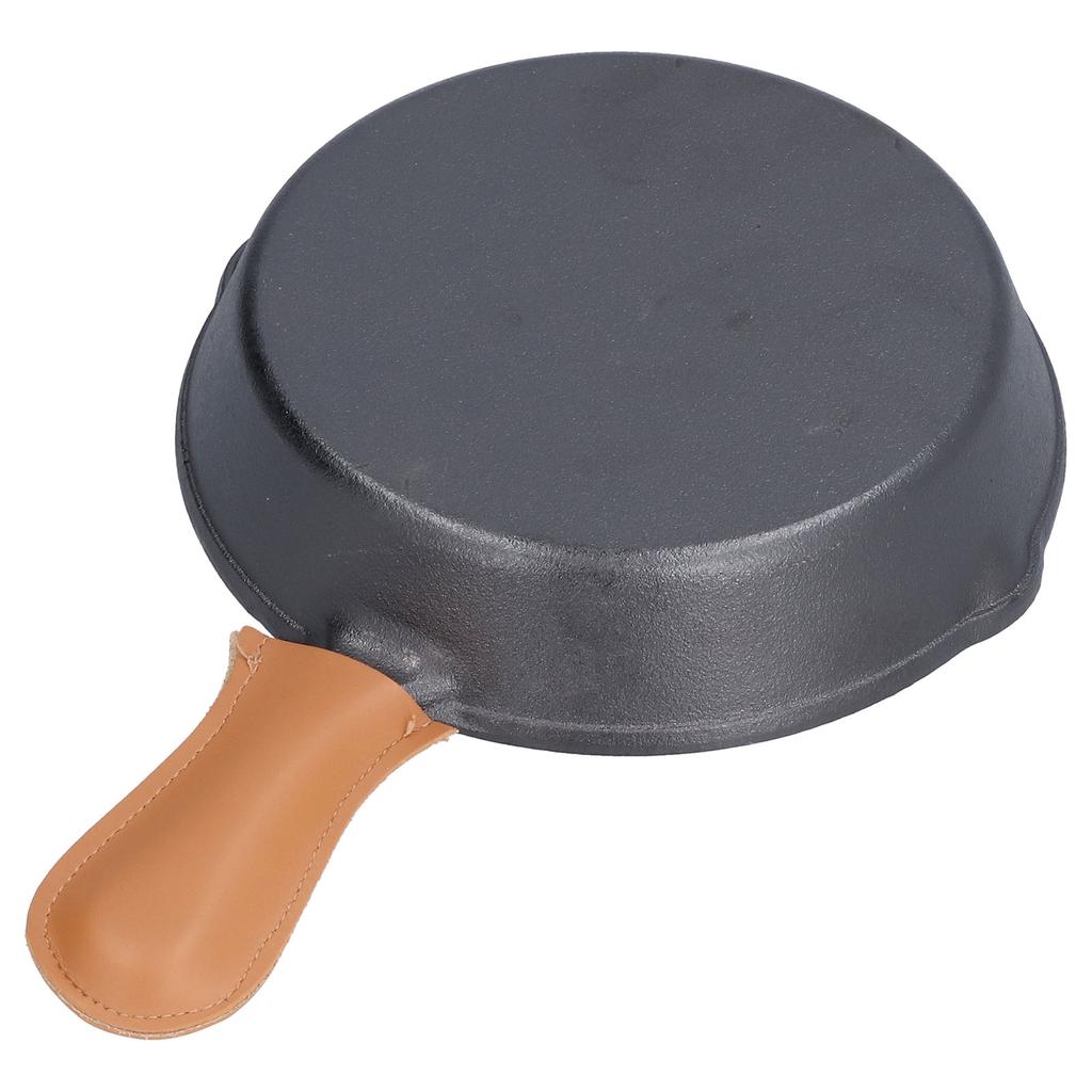 Cast Iron Skillets Healthy Easily Clean Wear Resistant Drop Proof Cast Iron Pan with Handle Cover Fo