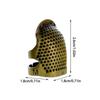 Vintage Adjustable Sewing Thimble, Handmade Non-slip Embroidery against Ring, Vintage Needle Presser Needle Hoop Finger Holder