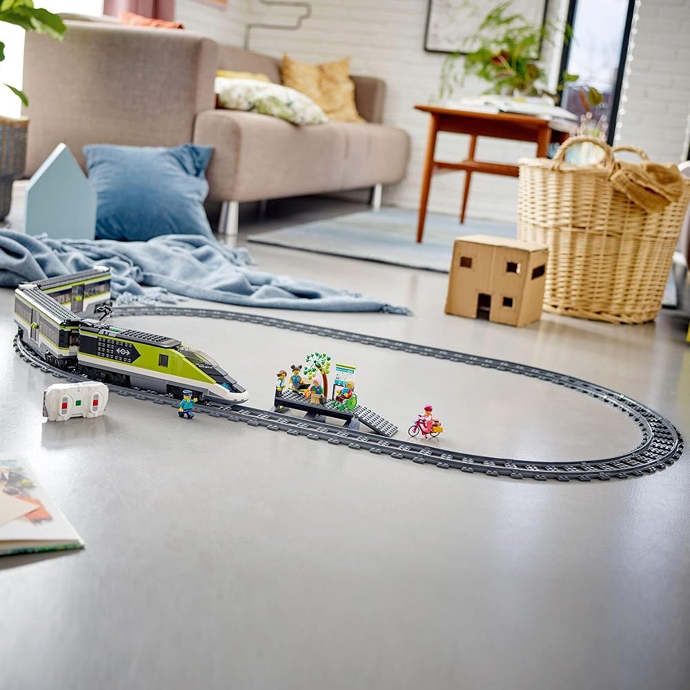 LEGO City City Express Train Set 60337 Building Blocks Toy for Kids Ages 7-9