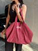 Lane Apartment Cotton Logo Big Bag [Red]